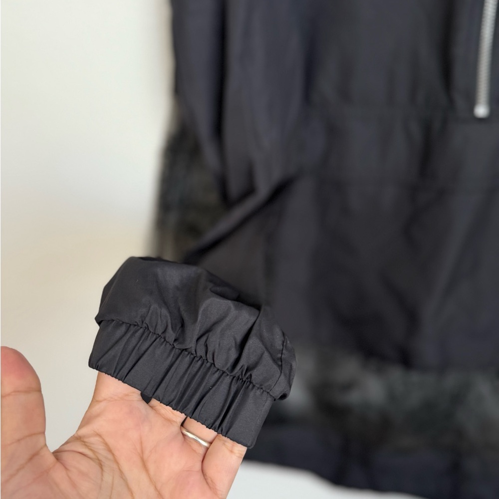 Fabletics Black Hooded Pullover Jacket Size S - image 4